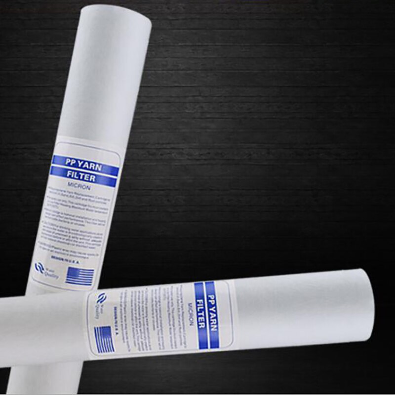 4Pcs Water Purifier 20 Inch 5 Micrometre Sediment Water Filter Cartridge Pp Cotton Filter Water Filter System