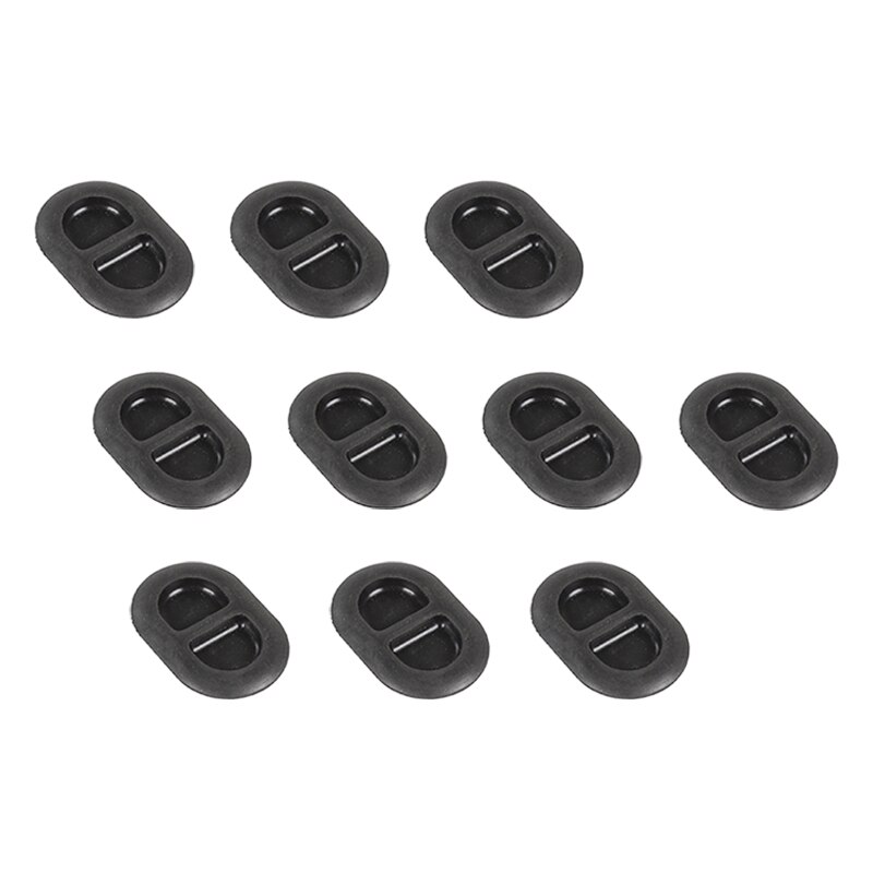 Shineka Floor Pan Drain Plug Voor Jeep Wrangler Achter Floor Pan Lichaam Plug Kleine Rubberen Plug Voor Jeep Wrangler Jk jl 2007: 10pcs