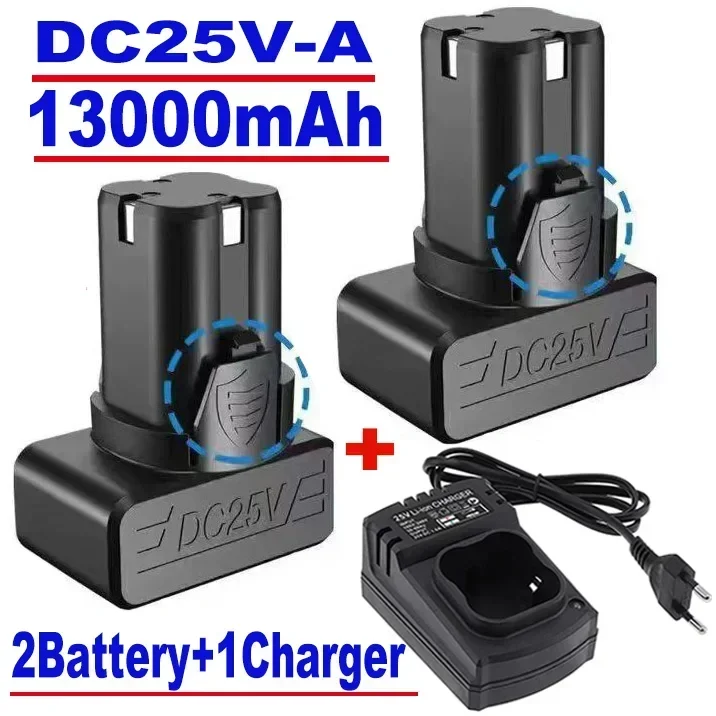 Perceuse visseuse électrique sans fil 25V, clé à molette, outil électrique, batterie, , 100%: Or