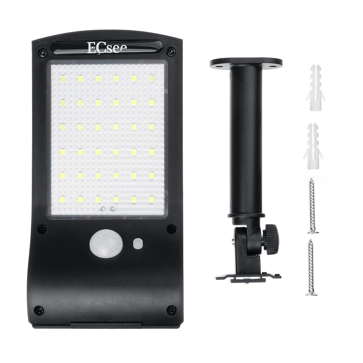 36 led solar gadelys automatisk lysregistrerende skumring til daggry udendørs gårdhave væglampe  ip65 vandtæt kølig hvid belysning: 1 stk