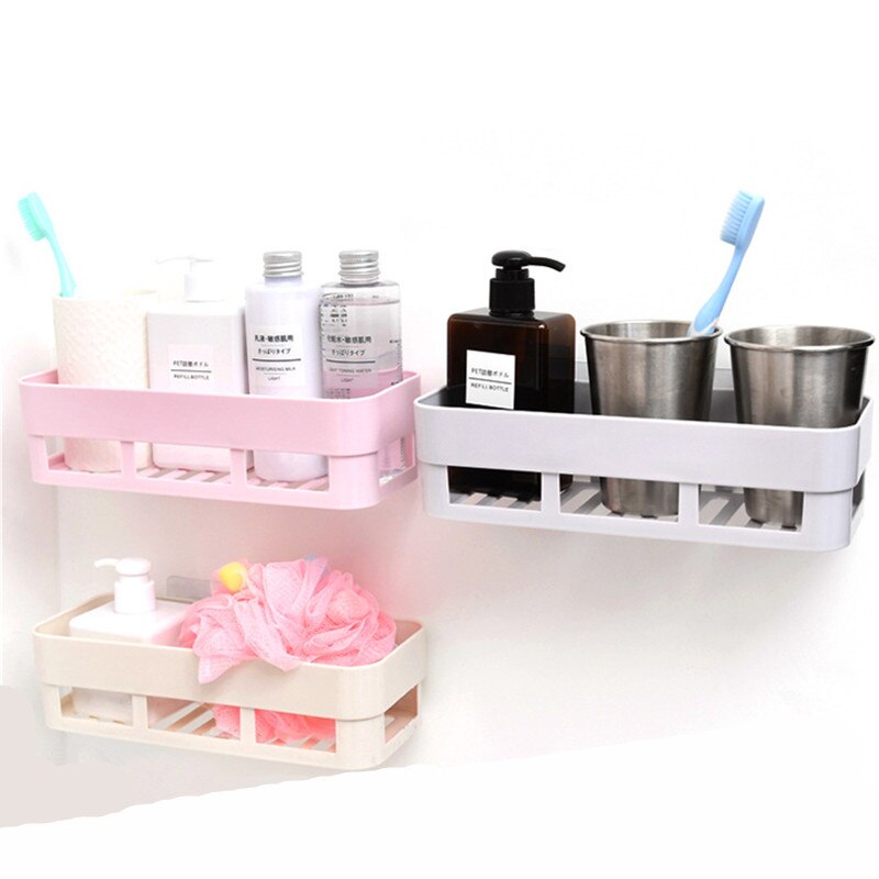 Bathroom Shelf Storage Shampoo Holder Kitchen Storage Rack Organizer Wall Shelf Bathroom Holder Shelves Corner Shower Shelf