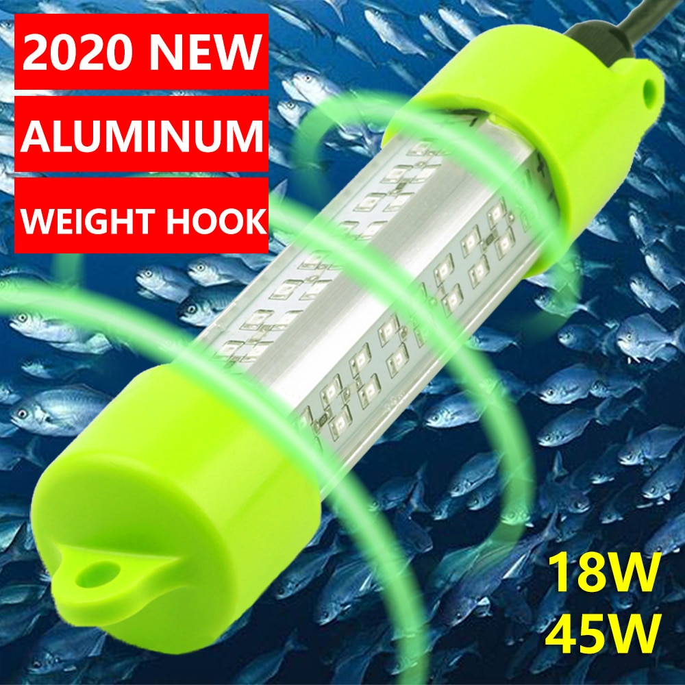 Waterdichte IP68 Led Vissen Licht Dompelpomp Onderwater Verlichting Vis Aantrekken Aas Aluminium High Power Verlichting