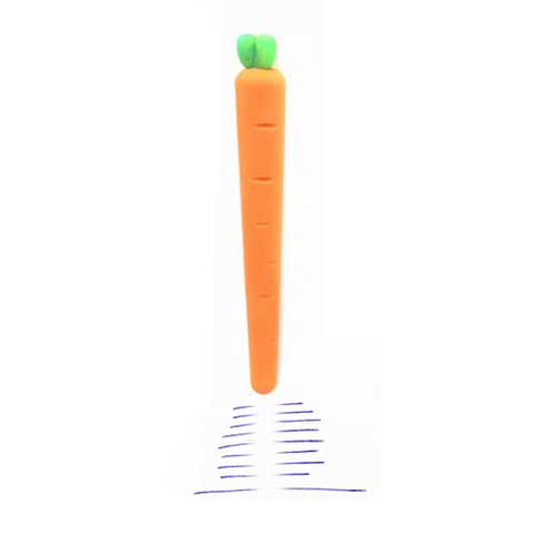 Sletbar pen spids 0.5mm blå sort pen vaskbart håndtag kuglepenne patron salg elev papirvarer kontor pen skrift: Radise viskelæder -1 stk