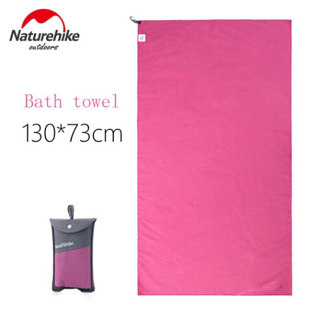 Naturehike Microfiber Magic Handdoek Absorberende Soft Lint Ecofriendly Doek Quick Drying Super licht handdoek NH15A003-P: Rose