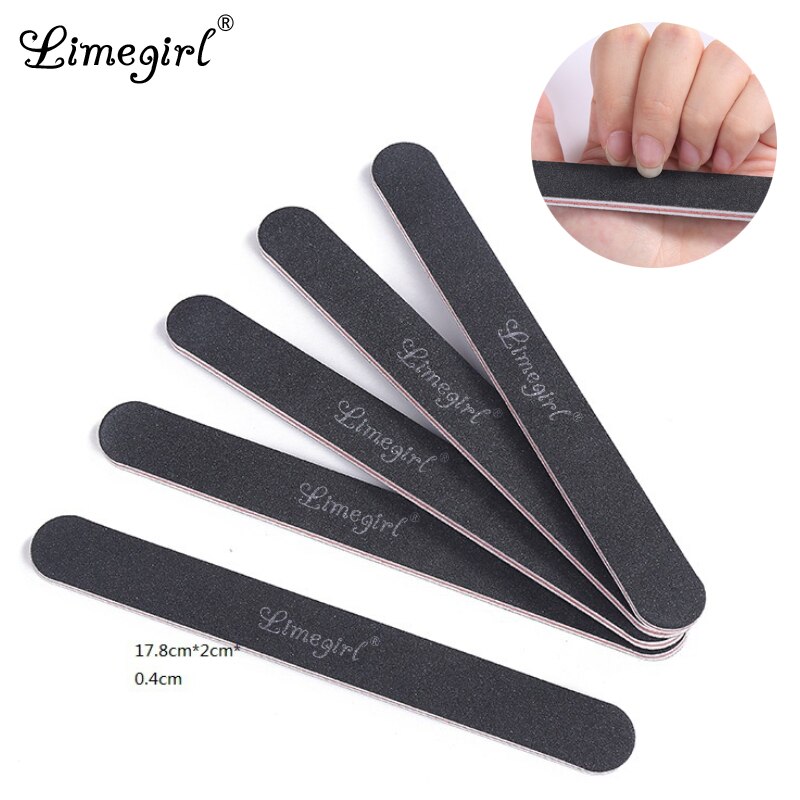 1 st nagelvijl buffer dubbele kant van de nagelvijl buffer 100/180 trimmer limoen buffer in de nail art ongle nail art tool