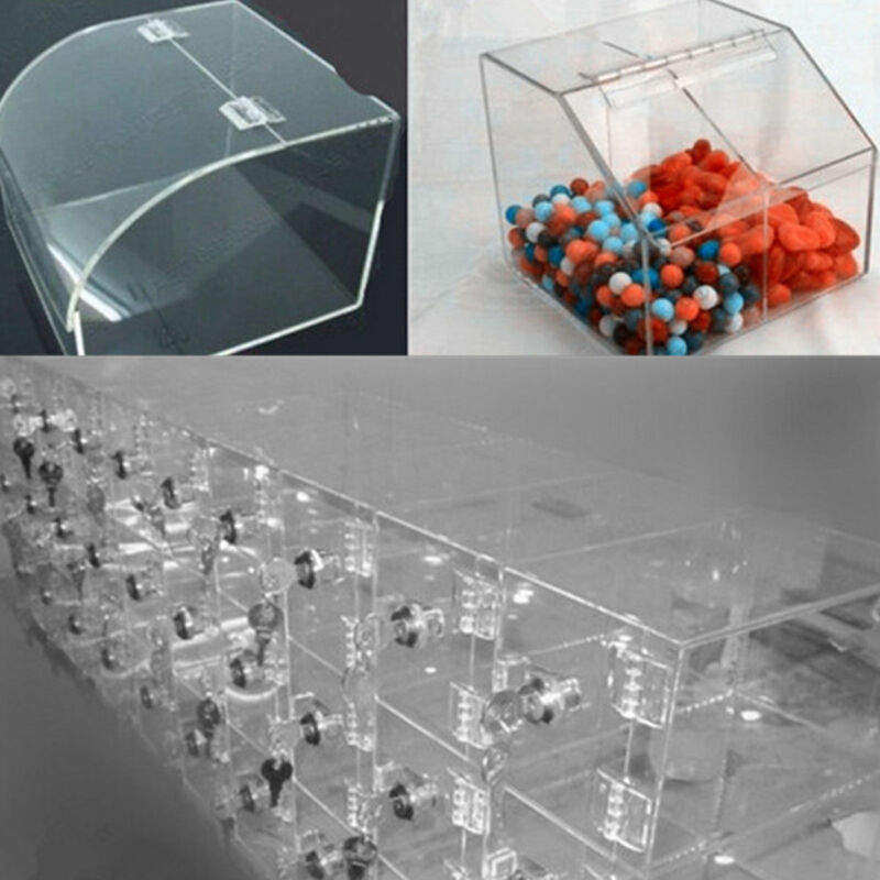 6 Pc Duurzaam Clear Transparant Acryl Plastic Perspex Box Piano Plexiglas Scharnier