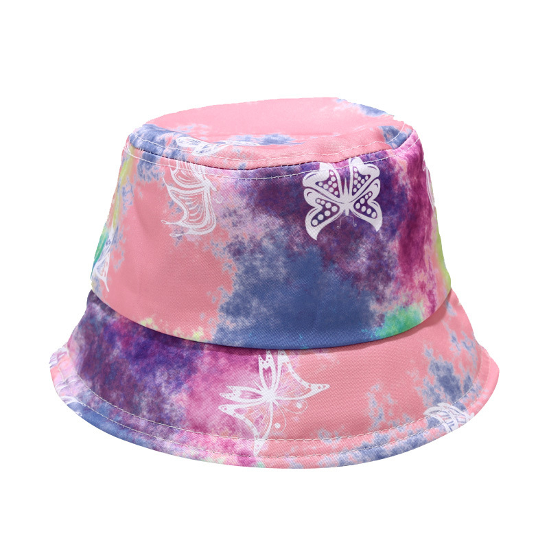 Sombrero de pescador con estampado de mariposa y nube de fuego para hombre y mujer, gorro de pescador con estampado de dragón, estilo Hip Hop, Unisex, 2021Tie Dye: C4
