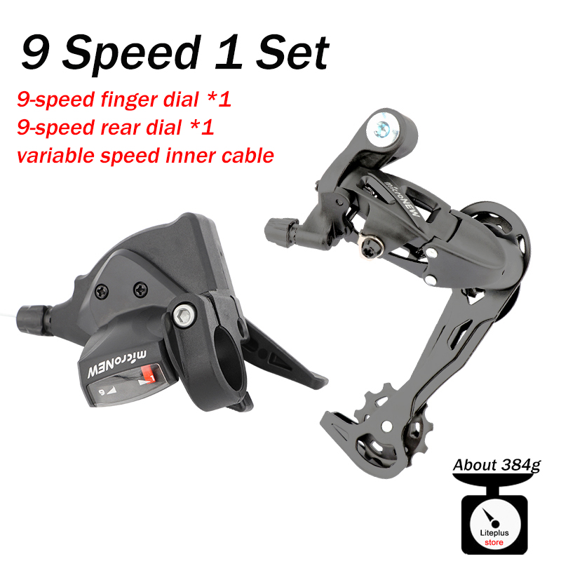 microNEW Mountain Bike Rear shifter 7/8/9/10/11 Speed road bike rear derailleur Bicycle transmission Rear Derailleur: MTB 9 Speed 1 Set