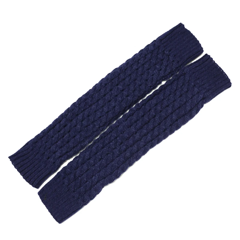 Moda damska Zimowa dzianina na drutach Szydełkowe dzianinowe ocieplacze na nogi legginsy Podkolanówki