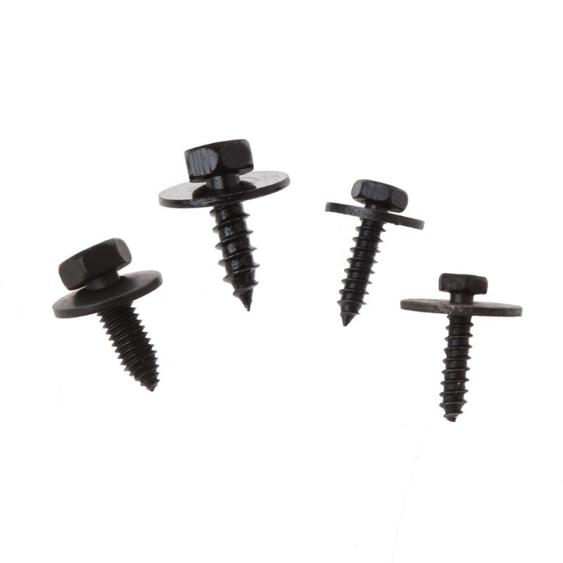 10PCS Universal Hex Screws Self Tapping Tapper Screw for Various Car Vehicle Models Kit