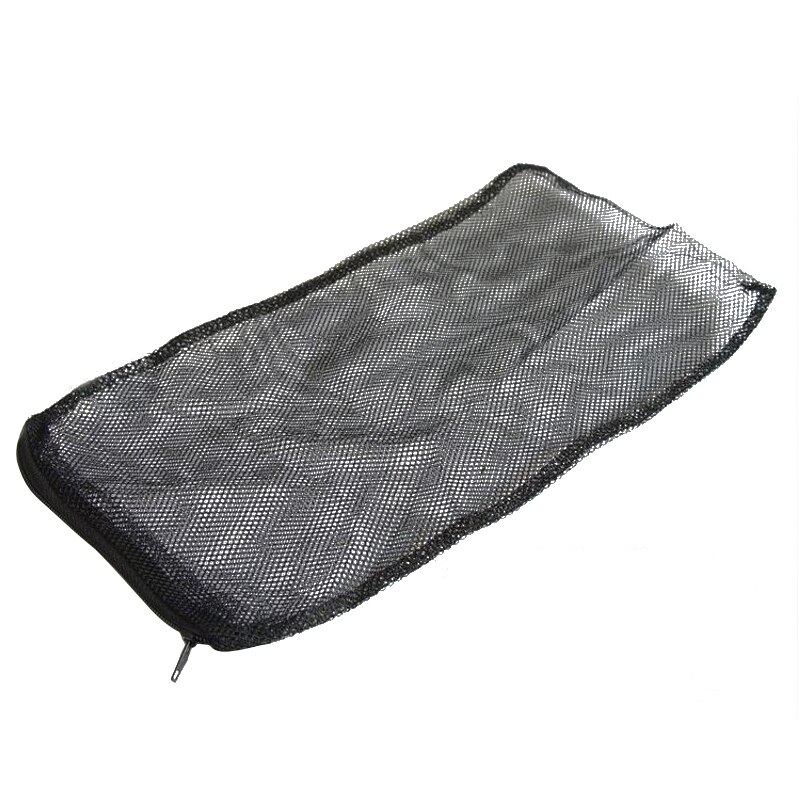 Black Aquarium Isolation Mesh Bag with Zipper to stock Filter Medium Activated Carbon Charcoal Biological Balls Filter media bag