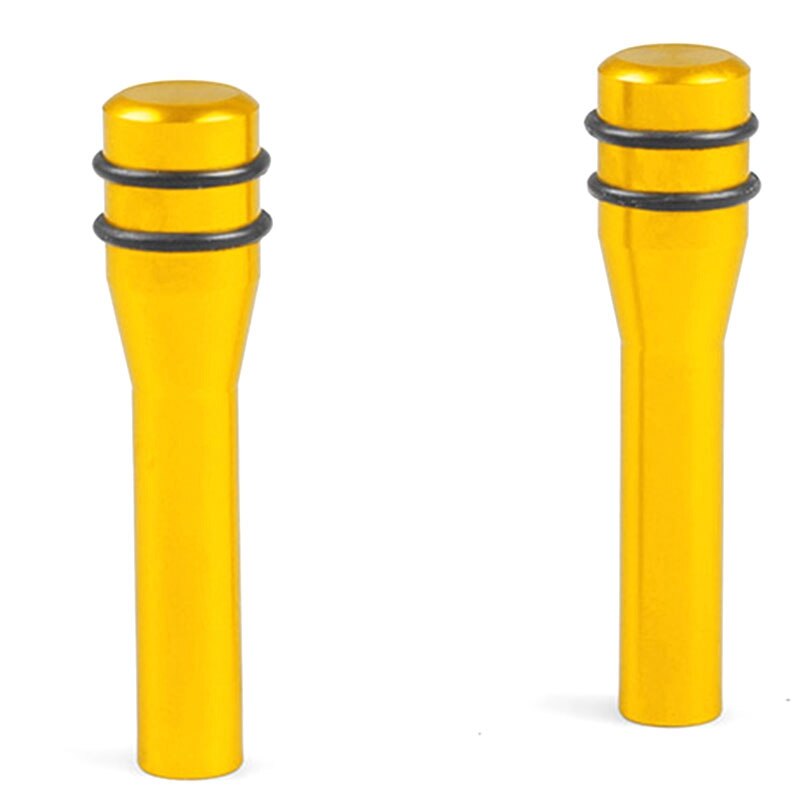 Car Door Chrome-Plated Decorative Sticker Door Bolt Lock Pin Door Bolt: Gold