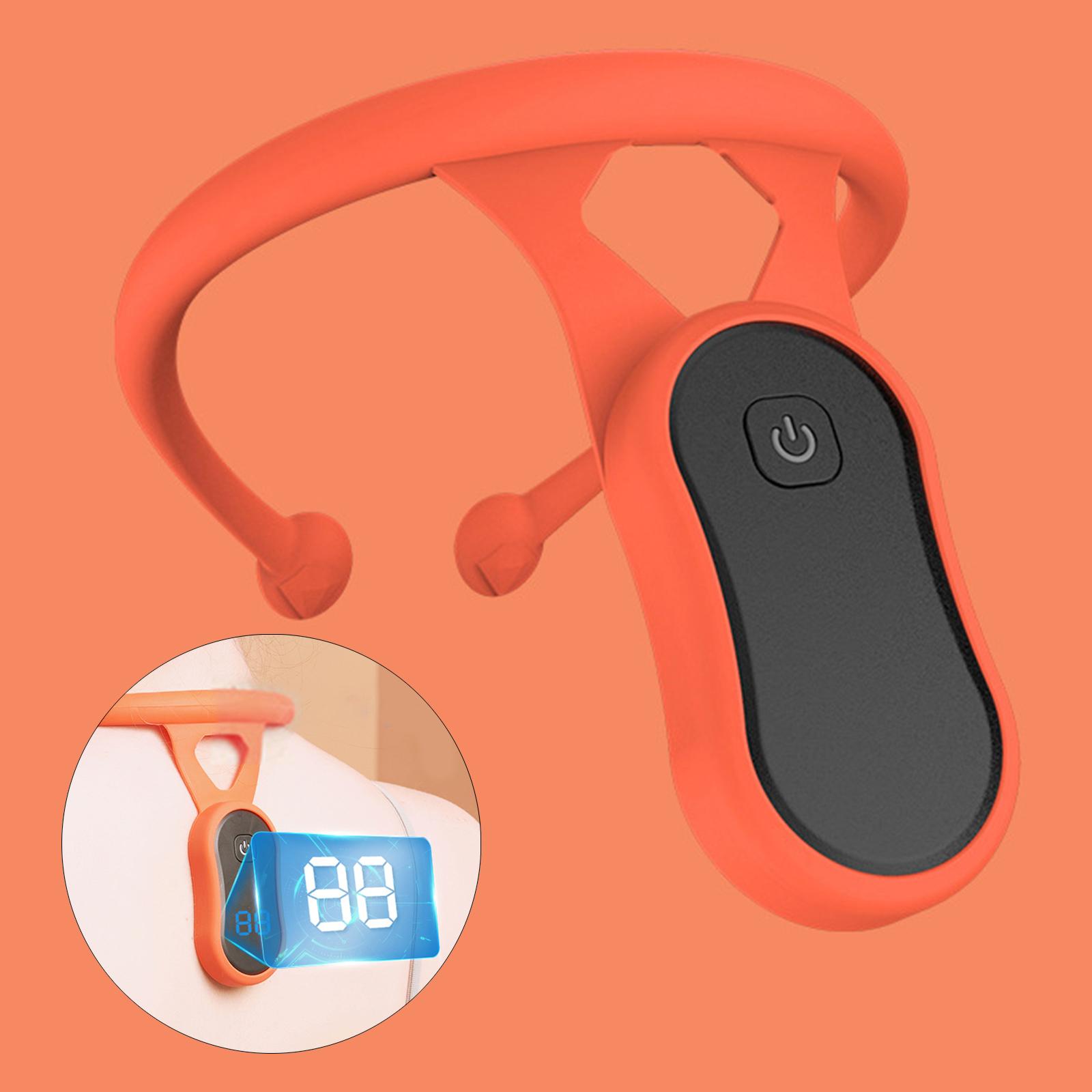 Smart Posture Corrector Reminder Device Posture Training Strap for Children Posture Correction: Red LCD Model