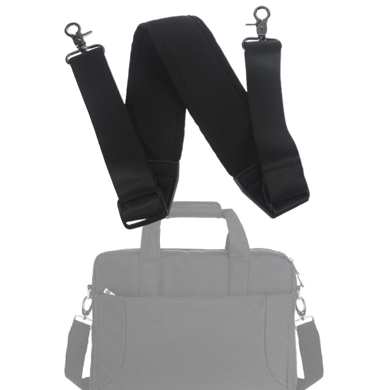 Universal Replacement Shoulder Strap with Hooks for Laptop Bag Briefcase Messenger Crossbody Bag Camera