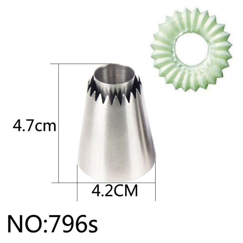 3 st/set kaka/kex glass bakverk tips tårtform tårta dekorationsverktyg glasyr munstycken + bomullsbakelse påsar bakning: 1pc b
