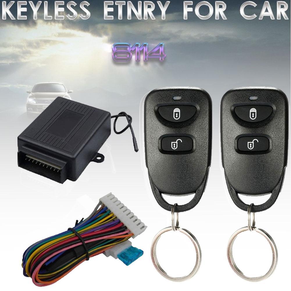 Auto Voertuig Deurslot Keyless Entry Systeem Afstandsbediening Centrale Vergrendeling Kit Auto Voertuig Deurslot Keyless Entry System Remote