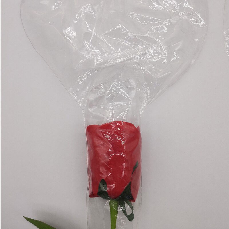 5 stk 20 tommer gennemsigtig bobo ballon let at sætte rose inde i ballonholder stativ 70cm pinde tilbehør tilbehør til bryllupsfest