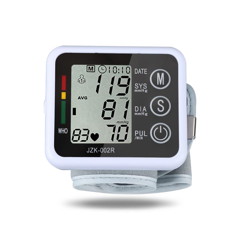 Pols Bloeddrukmeter Manchet Bloeddruk Presure Meter Monitor Lcd Digitale Pols Hartslagmeter Tonometer Gezondheidszorg Huishouden