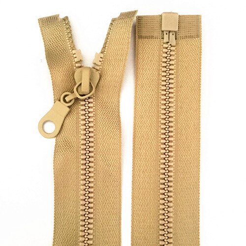 1PCS RESIN ZIP ZIPS ZIPEER ZIPPERS 27.5" 70CM 16 COLOR for Clothing: khaki