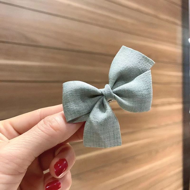 Pinzas para el pelo para niña pequeña, lazos con flor de colores, horquilla para niña pequeña, accesorios para el cabello para bebé, , 1 Uds.: grass green