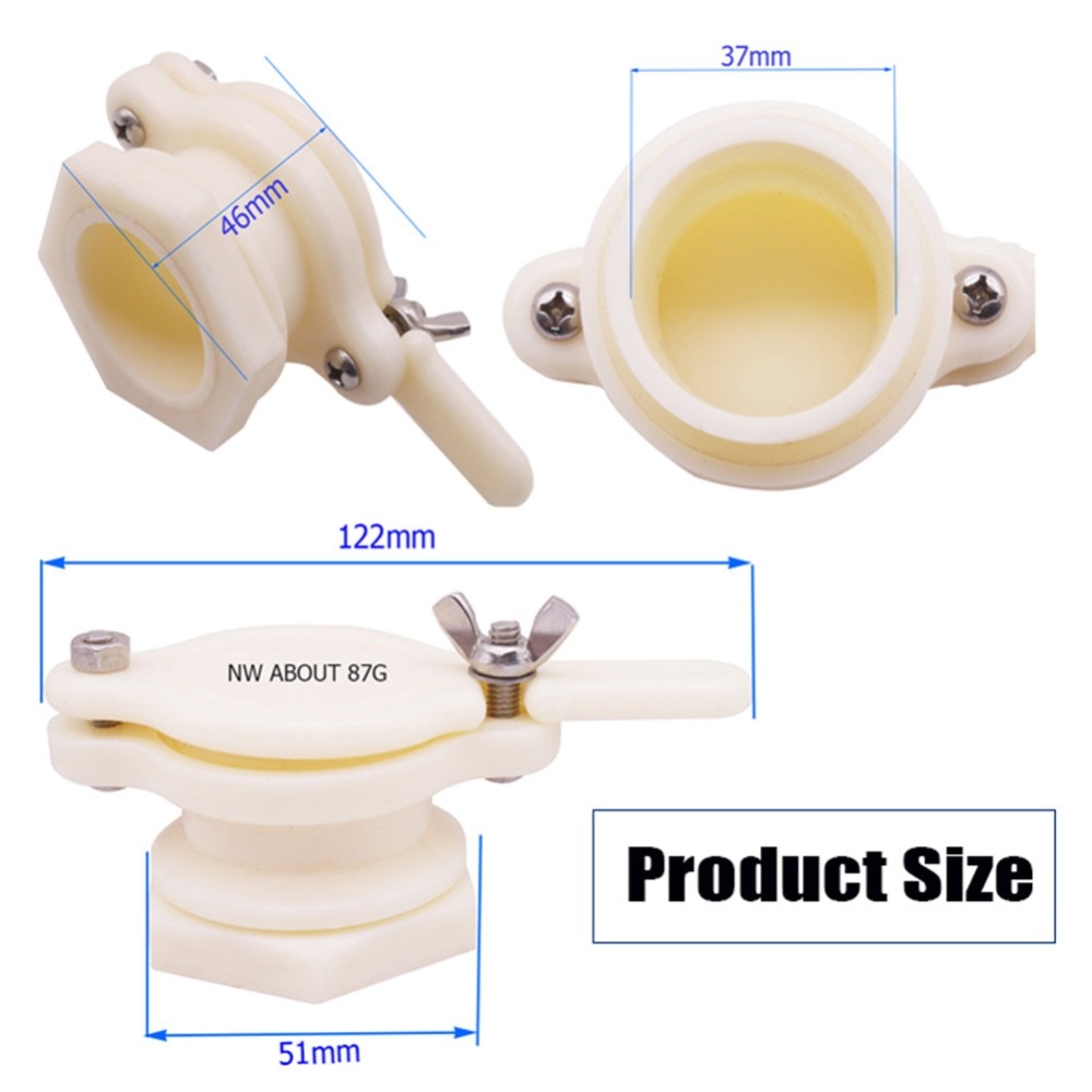 Duurzaam Nylon Bee Honing Tap Gate Valve Bijenteelt Extractor Bottelen Honing Gate Honing Afzuigkap Bijenteelt Apparatuur Tool