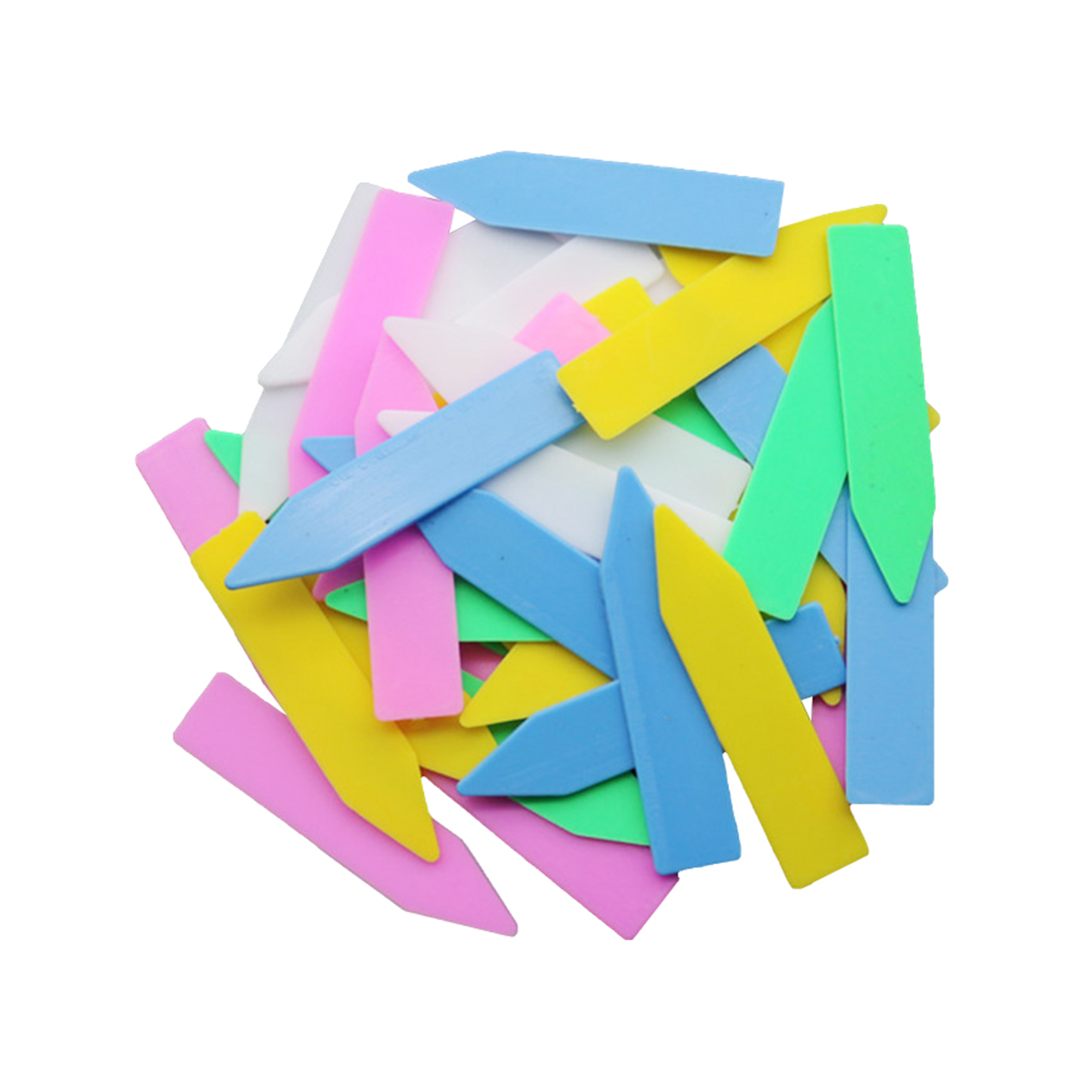 Etichette per piante in PVC da 200 pezzi etichette per piante etichette per piante in vaso di fiori impermeabili etichette per piante da giardiniere per palo etichette per piante da giardino tutto'aperto