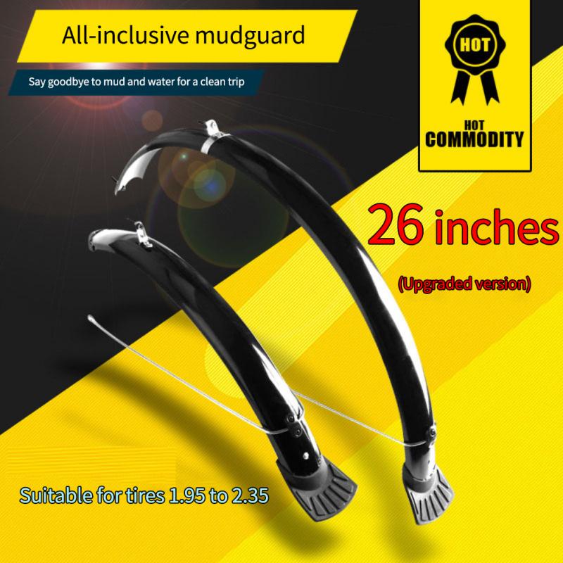 Cykelskärmar mountainbike död cykel förlängd fender landsvägscykel turcykel lera förutom lera kakel cykling cykel del: 26 tum
