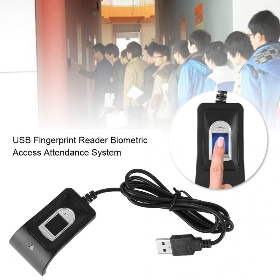 Kompakt usb fingeraftrykslæser scanner pålidelig biometrisk adgangskontrol fremmøde system fingeraftrykssensor lector de huella