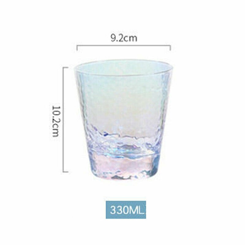 Faroot fargerike glass te kaffe cappuccino kopper drikke krus 300-400ml: 1