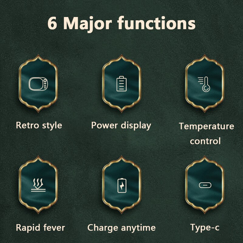 Heater Rechargeable Hand Warmer 5000 mAh Emergency Power Bank LED display Electric Hand Warmer Handy Electric Xiomi Heater warm