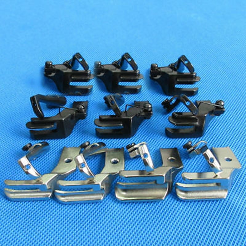 Durable Reliable 10pcs Piping Walking Foot with R & L Edges Guide for JUKI DNU-1541,241 LU-563 Walking Foot Sewing Machine Part