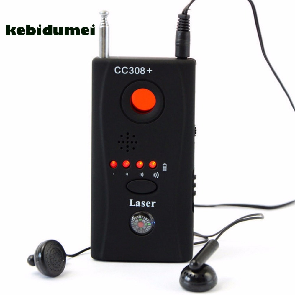 kebidumei CC308+ Multi Wireless Camera Lens Signal Detector Radio Wave Signal Detect Camera Full-range WiFi RF GSM Device Finder