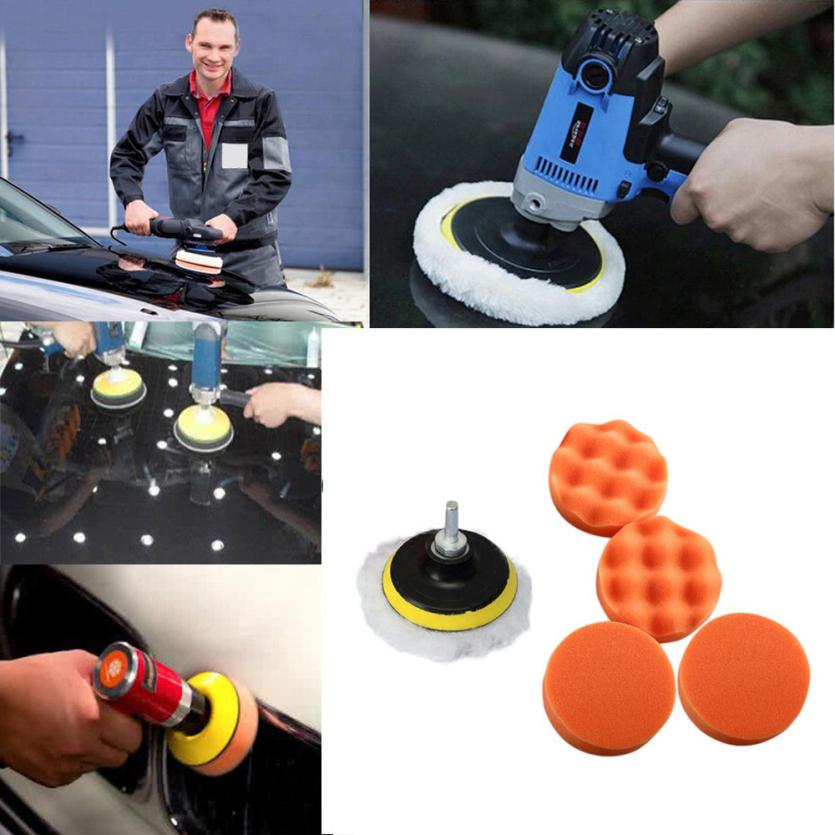 CARPRIE Car-Stylish Auto Polish Tool Economical Washed Re-use 7pcs Sponges Waves Compound Auto Polishing Tools Feb26