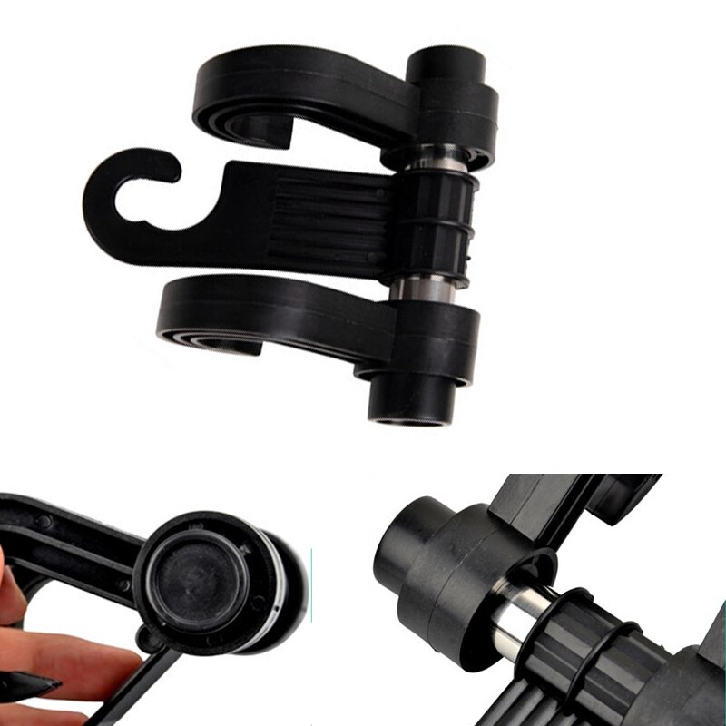 Ganchos para reposacabezas de asiento trasero de coche, percha para bolso, tela para bolso, comestibles, automóvil, novedad de