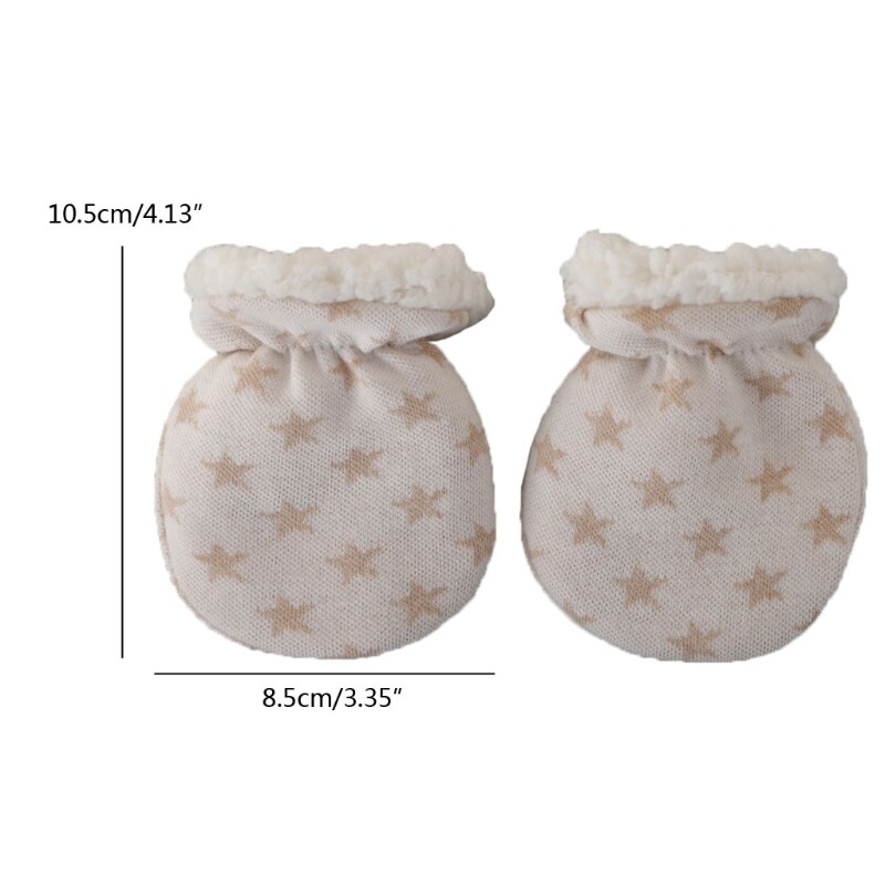 Winter Gloves Anti-grab Mittens Thicken Warm Fleece Glove Boys Girls Hand Warmer