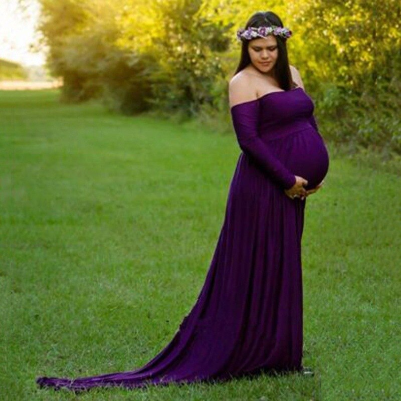 Fotografia vestido de mulher roupas de inverno grávida gravidez vestido de veludo vestidos mujer verano 2017 gestante vestido de maternidad