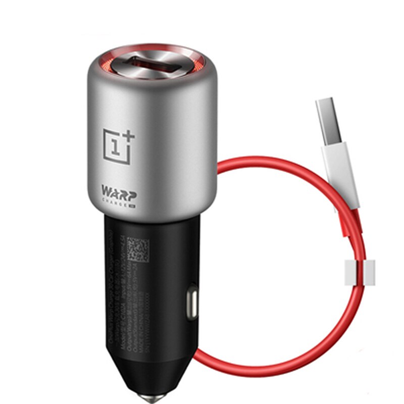 Originele Oneplus Warp Lader 30W Autolader Eu Uk Input 12V 24V 4.5A Output 5V 6A max Voor Oneplus 7 /7 Pro/ 7T /7T Pro: Car Add 35cm cable