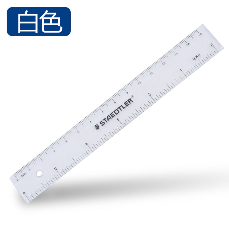 STAEDTLER-Reglas de colores de plástico, plantillas de dibujo, papelería, material escolar, , 15cm, 562, 10 unids/lote