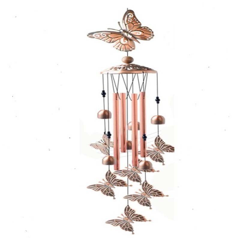 Vogel Windgong 4 Aluminium Buizen 6 Bells 7 Vogels Windbells Voor Indoor Outdoor Decoratie