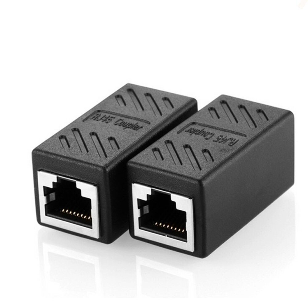 Rj45 kobler ethernet kabel kobling lan kontakt inline cat 7/ cat 6/ cat 5e ethernet kabel extender adapter hun til hunn