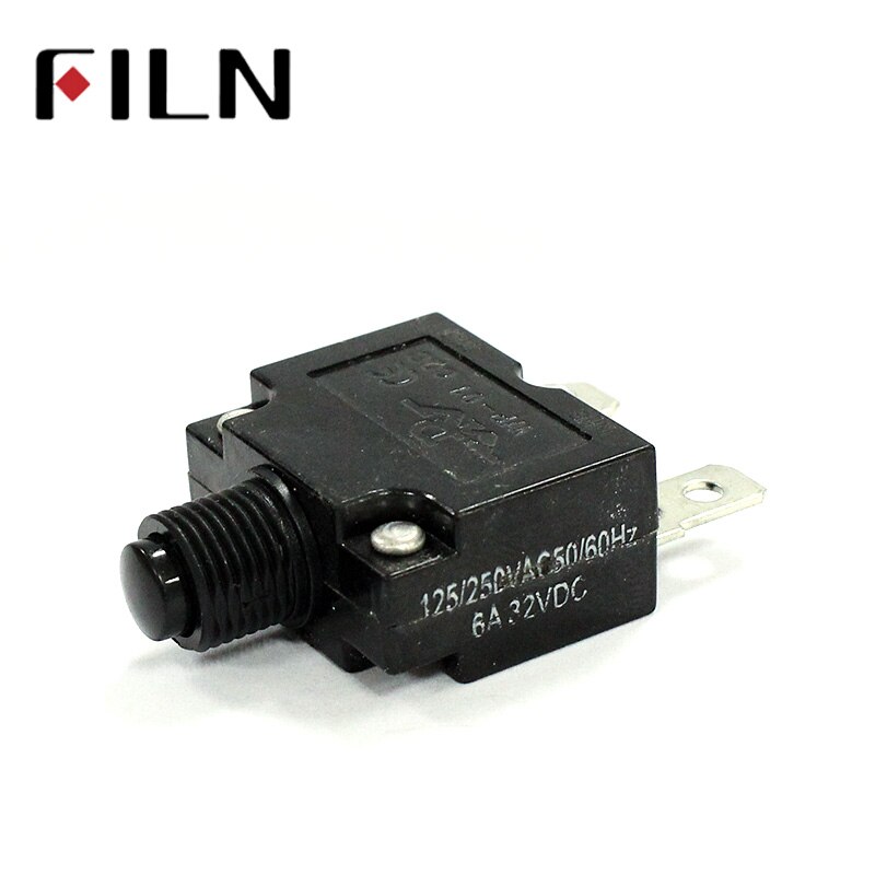 FILN thermische schakelaar stroomonderbreker overbelasting protector 3A, 4A, 5A, 6A, 8A, 10A, 15A,, 20A, overbelasting protector switch