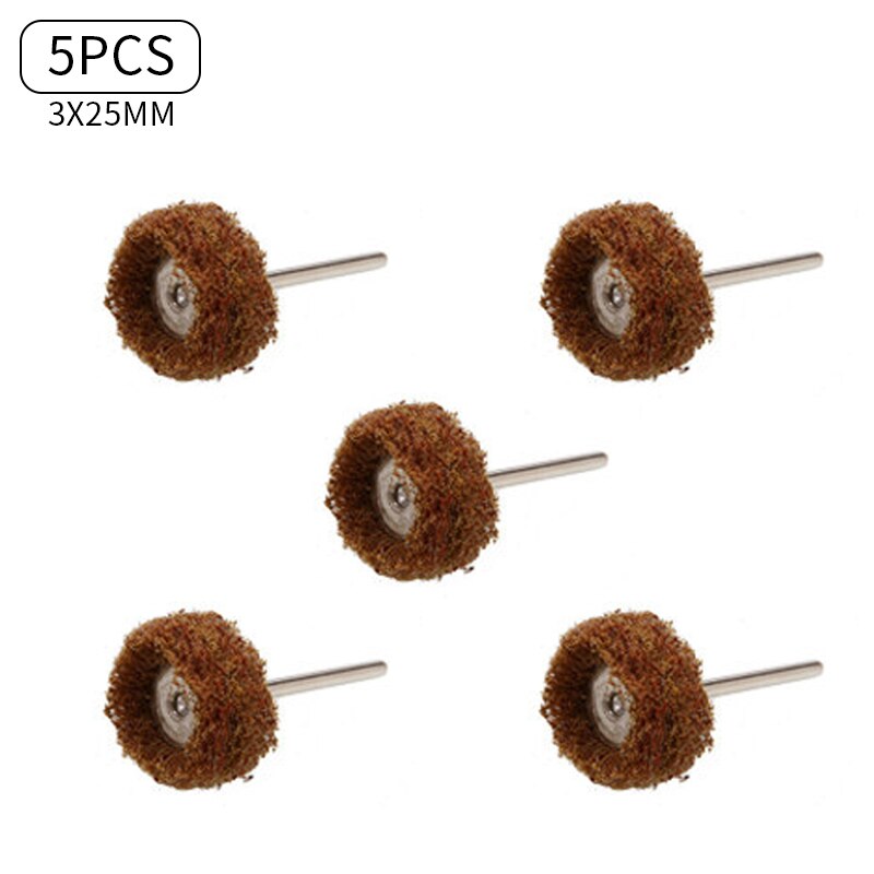 thumbnail image 2 of 20pc Wool Felt Polishing Pads – 1" Rotary Tool Buffing Heads, Dremel Compatible 2 of 6