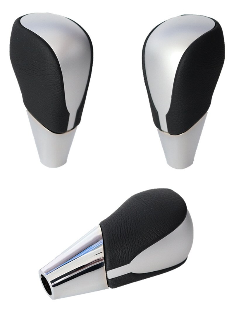 Pookknop – Kunstleer – Zwart – 6 Versnellingen – Past Op Toyota Corolla Verso, Auris, Yaris, RAV4 (2007-2013) – Ergonomisch Ontwerp