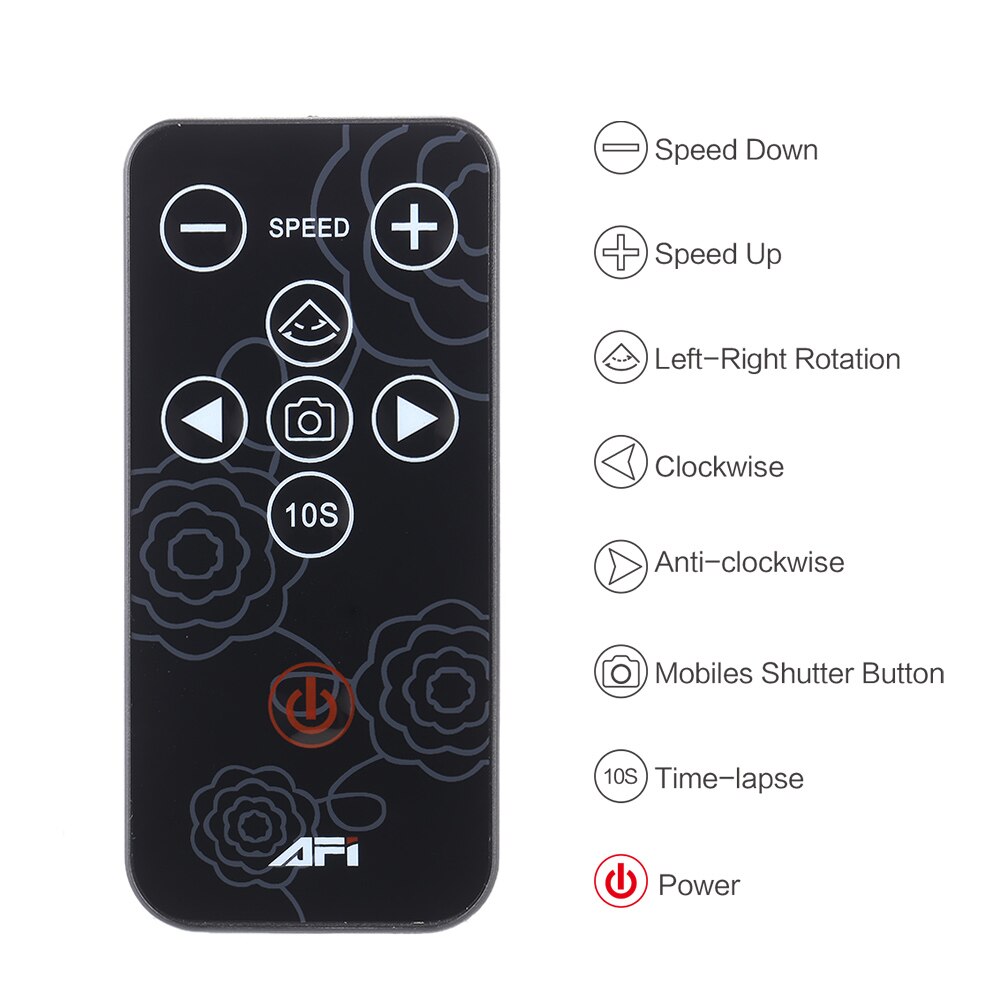 AFI MRP01 Mini Elektrische Panorama Kopf 360 Grad Drehung Zeitraffer Stativ Kopf für Selfie Stock Smartphones für GoPro Kamera