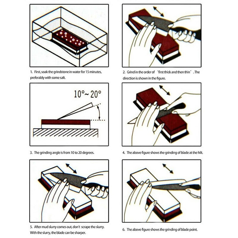 Whetstone 400/1000 3000/8000 Grit, Sharpening Stone for All Blades with Non-Slip Base Cutter Sharpener and Angle Guide