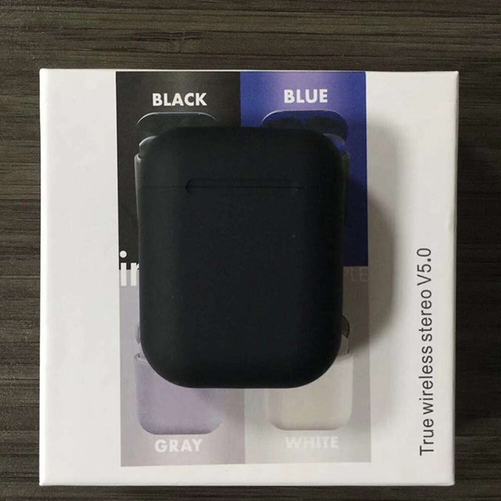 Mini 2 TWS Drahtlose Kopfhörer Bluetooth 5,0 Kopfhörer Ohrhörer Sport in Ohr Headset Freisprecheinrichtung Ohr Knospen für iPhone Xiaomi Samsung: Inpods Schwarz