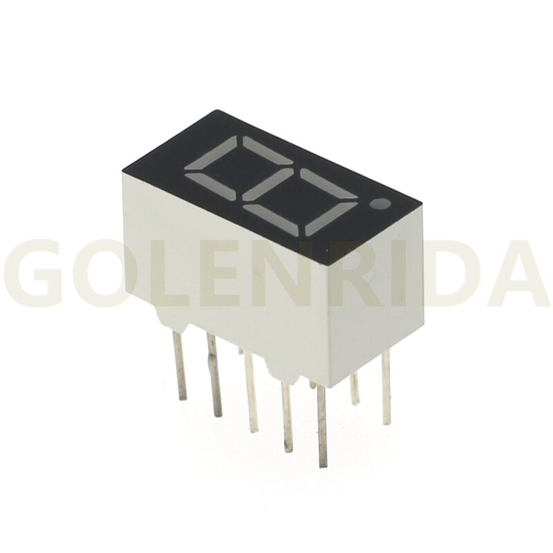 5pcs Digital tube segment common Cathode Red 1 Bit digital Tube 0.36 inch Red LED Display 3611AS