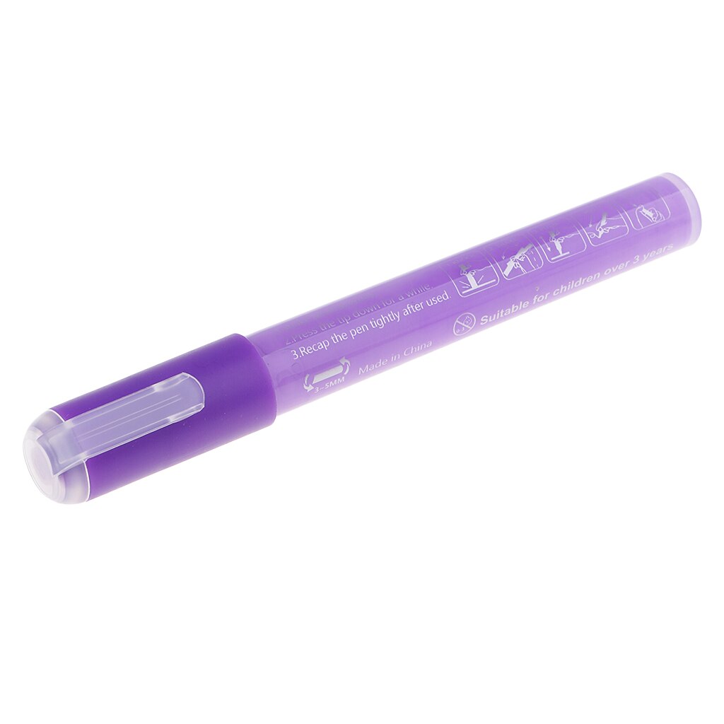 School Office Favorite Accessory Paint Pens Acrylic Paint Marker Painting Pens Art Crafts Pen Scrapbooking 12 Colors: purple