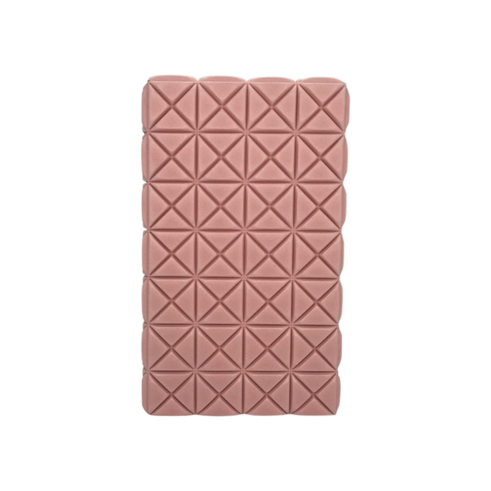 Bloque de Yoga para gimnasio, cojín de espuma EVA para entrenamiento, antideslizante, Ayuda de estiramiento, ejercicio de apoyo, Fitness, culturismo: Dark Pink