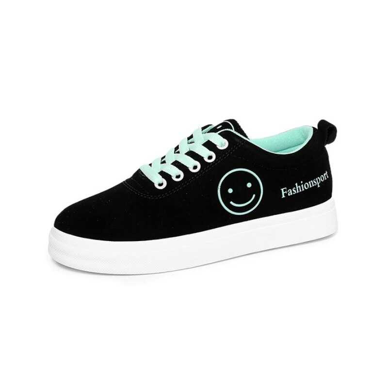 Kvinder lærredssko snøre fritidssko kvinde lejligheder student sneakers åndbare loafers dame espadriller: Grøn / 8